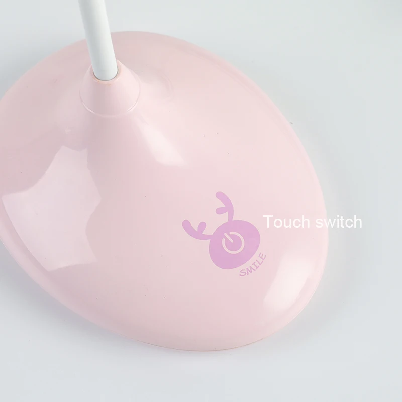 Artpad прекрасный подарок для девочек розовый синий белый перезаряжаемый осветительный светильник 3 цвета Температура сенсорный переключатель олень настольная лампа для чтения