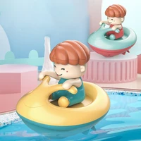 doll speed boat ship wind up toy clockwork toys float in water kids toys classic shower boating bath toys for children boys gift