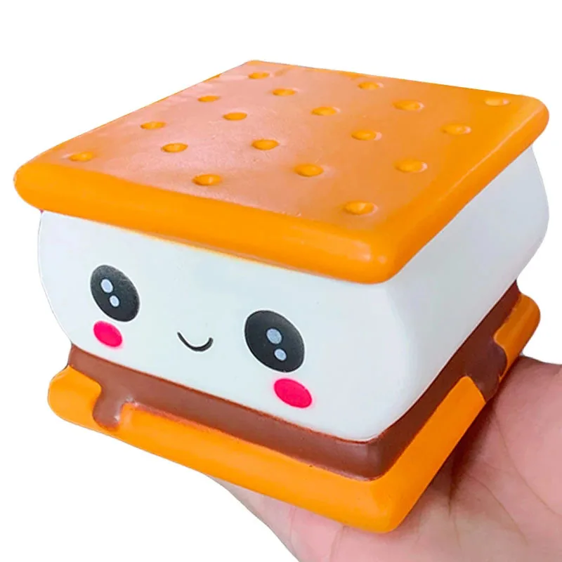 

Мягкие игрушки-сжималки в виде шоколадного печенья