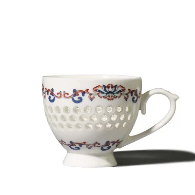 Керамическая Изысканная тонкая шина сине белая чайная чашка из фарфора кунг фу зеленый чай галстук Гуань