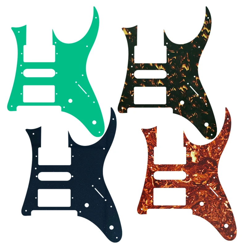 

Pleroo Custom Electric Guitar Parts - For MIJ Ibanez RG3550MZ Guitar Pickguard HSH Humbucker Pickup Scratch Plate Flame Pattern