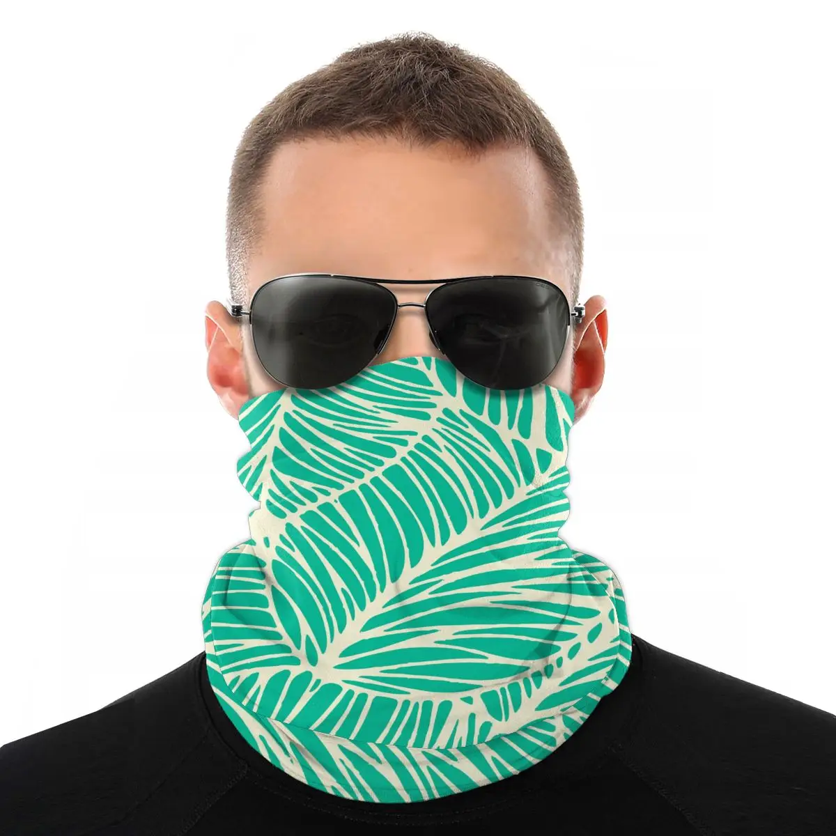 

Шарфы из тропического леса, полумаска унисекс, маска-трубка на Хэллоуин, Балаклава, бандана, ветрозащитный головной убор, для езды на велоси...