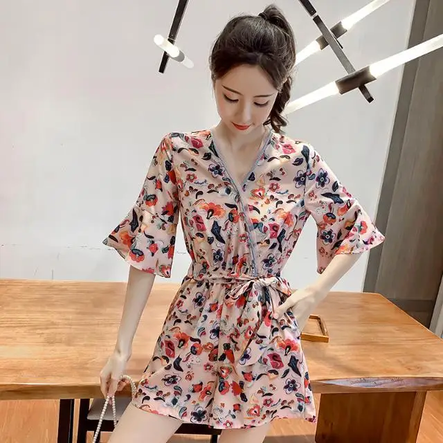 Женский комбинезон с широкими штанинами элегантный офисный расклешенными