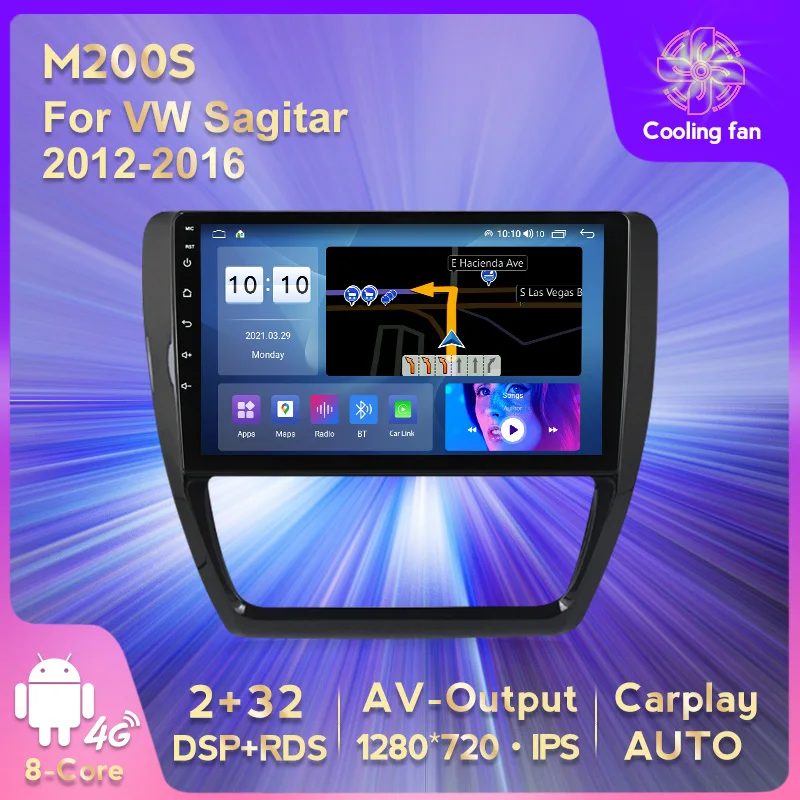

Автомагнитола мультимедийный плеер для VW Sagitar 2012-2016 2Din Android 11 Авторадио GPS навигация поддержка CarPlay DSP IPS без DVD