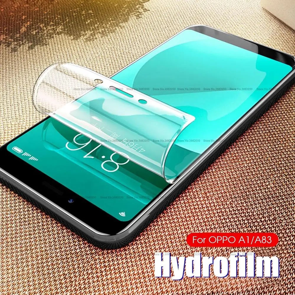 Гидрогель пленка для Oppo A35 A59 A73 A75 A77 A79 A81 A1 A83 A5 A9 2020 A37 Экран протектор не