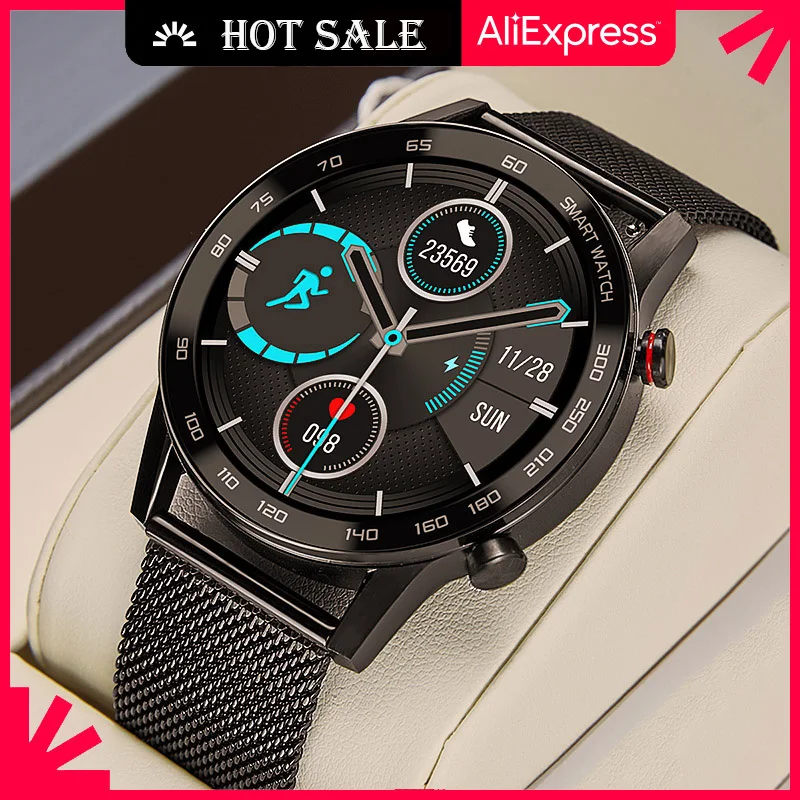 Смарт часы для мужчин 2021 бизнес вызовов через Bluetooth умные IP68 ЭКГ Reloj Inteligente IOS Android