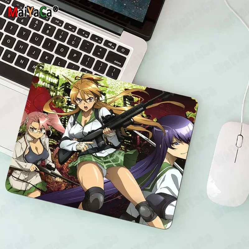 

MaiYaCa Design HIGHSCHOOL OF THE DEAD Rubber Mouse Durable Desktop Mousepad Smooth Writing Pad Desktops Mate gaming mouse pad