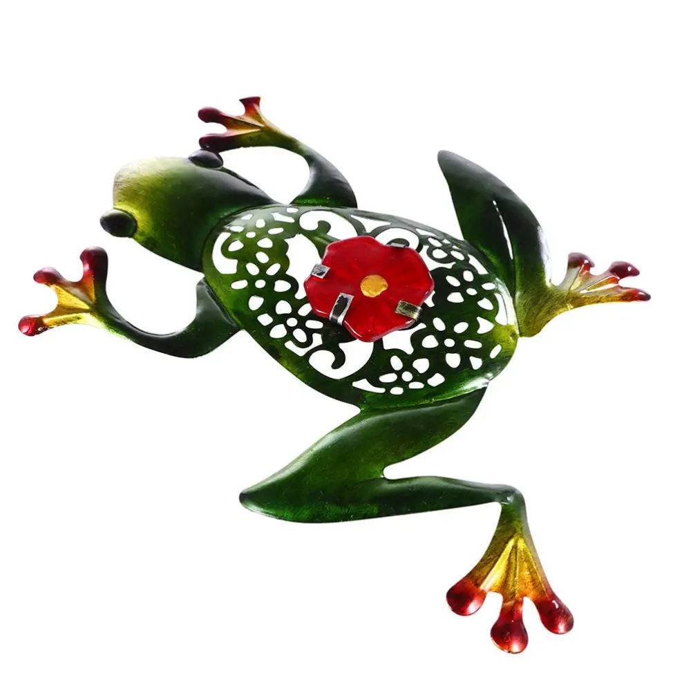

1pc Metal Frogs Wall Decor Decorative Frogs Wall Art Hanging Decoration