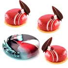 Форма SHENHONG для Мусса продолговатой формы, силиконовые формы для пищевых продуктов, инструменты для выпечки десертов, принадлежности для украшения кондитерских изделий, сковорода для маффинов