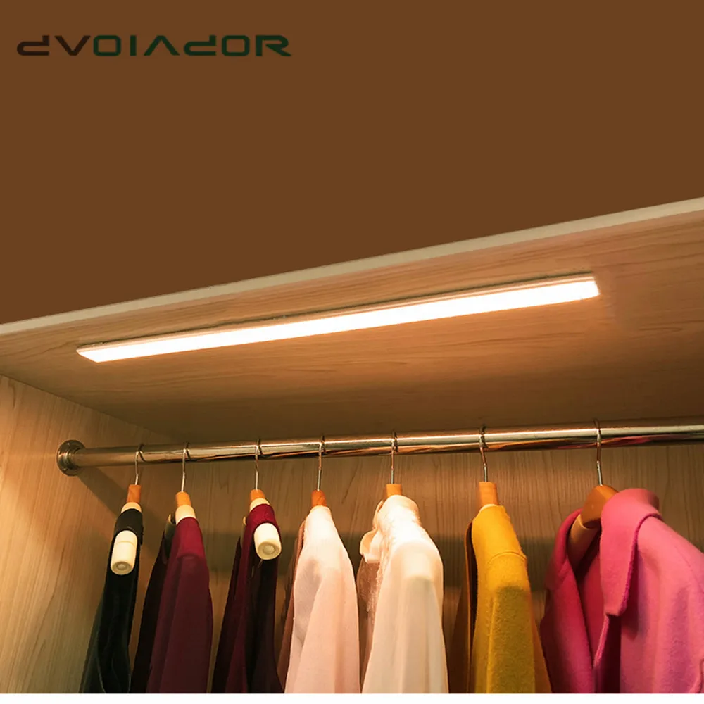LED Under Cabinet Light 4 Mode Adjustable Led Battery Kitchen Motion Sensor Strip Bedroom Closet Night | Лампы и освещение