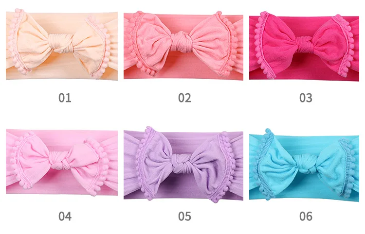 Тюрбан для новорожденных девочек повязка на голову с большим бантом кролик