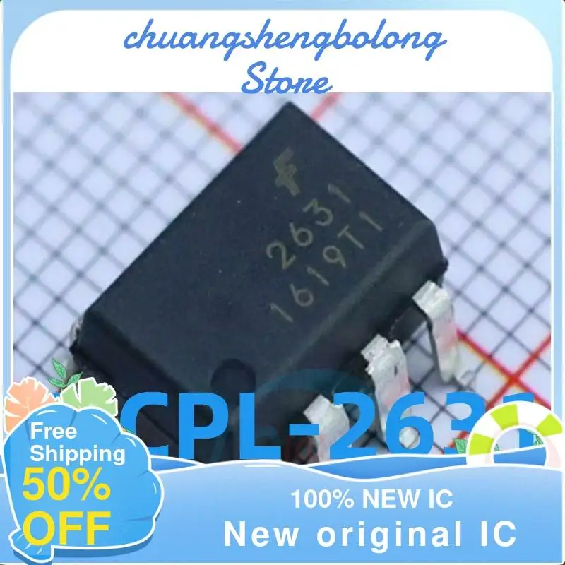 

10-200 шт., фотоэлемент HCPL2631, новый оригинальный IC SOP8
