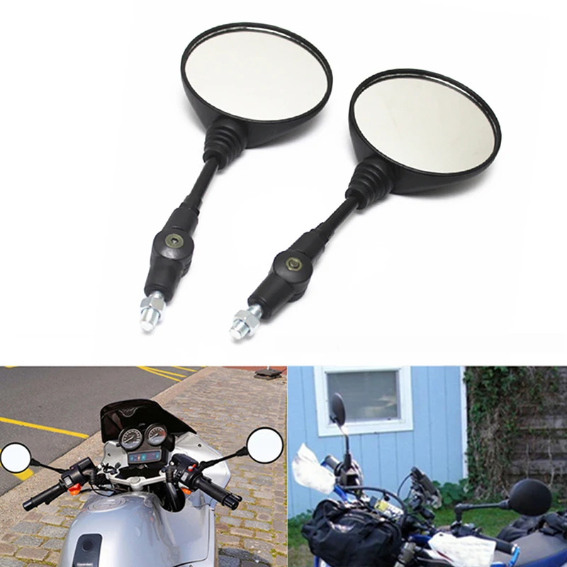 

Зеркало заднего вида складное для мотоцикла KTM KLX, 2 шт., круглые 10 мм скутера, электровелосипеда, выпуклые зеркала заднего вида