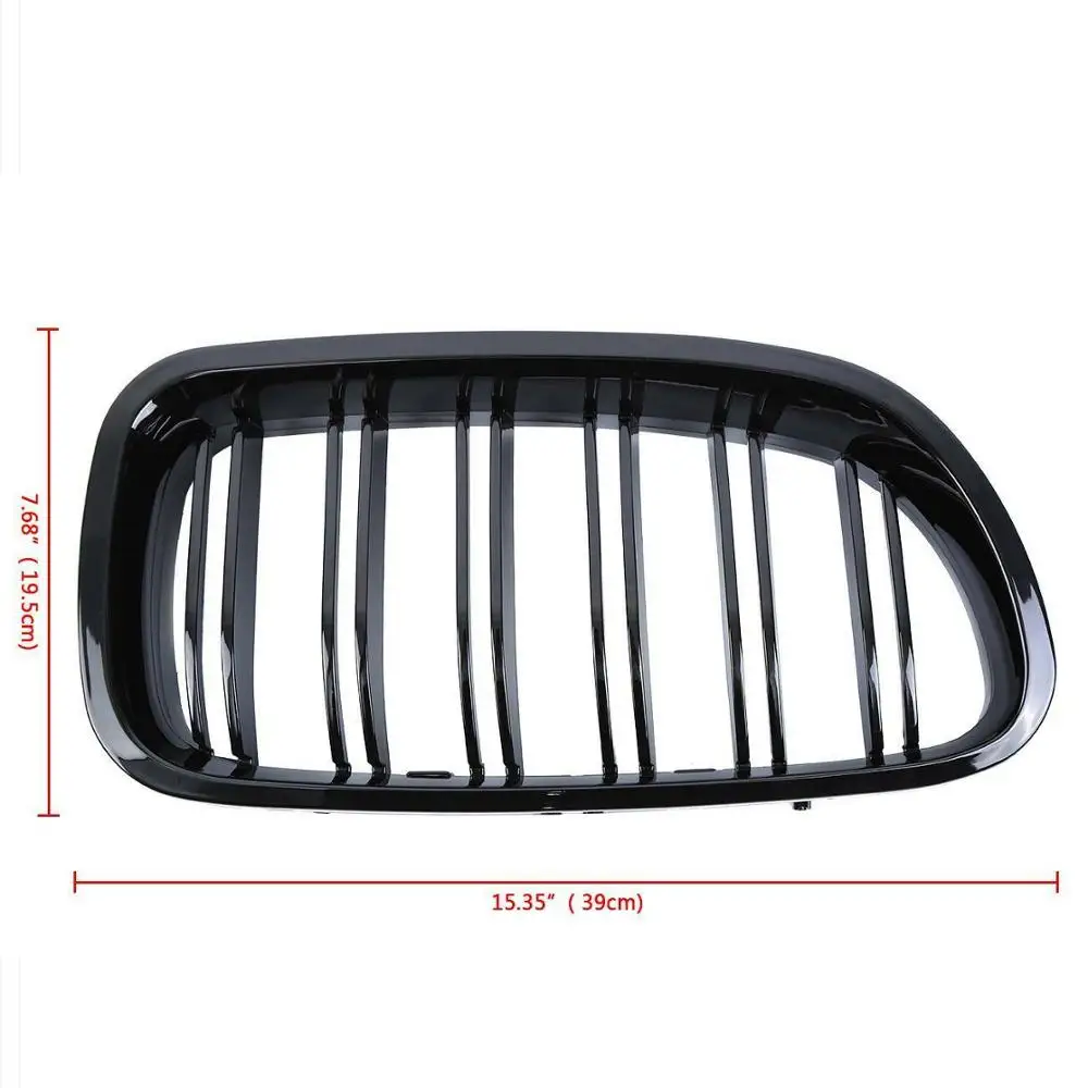 Samger пара 5 серии F10 почек решетка черный глянец передняя радиатора для BMW серия F11