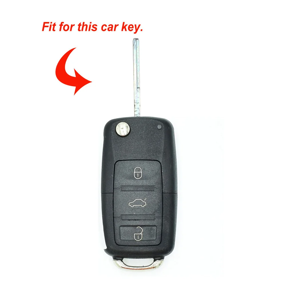 Силиконовый чехол для ключей от машины VW Volkswagen Polo Passat Golf Maggiolino Arteon Fox GLI Gol Skoda SEAT Ibiza