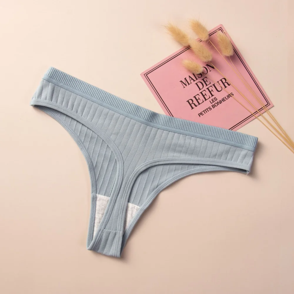 Женское нижнее белье сексуальное хлопковые трусики стринги удобные с низкой