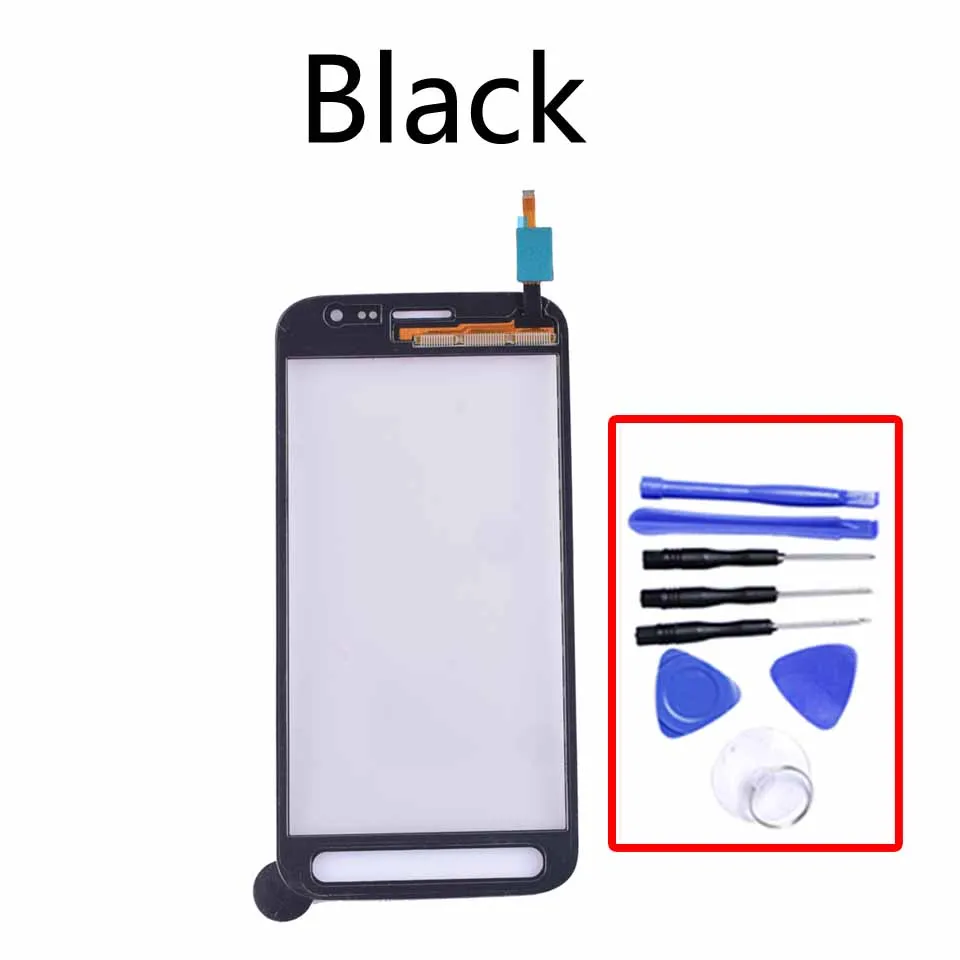 Black-With tool 4," для samsung Galaxy Xcover 4 SM-G390F G390F G390 сенсорный экран Сенсорная панель дигитайзер передняя стеклянная линза сенсорный экран - Цвет: Black-With tool