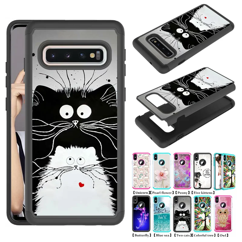 Новый чехол для Samsung Galaxy S9 + S10 S10E Plus тканевый в сборе с защитой от падения цветной