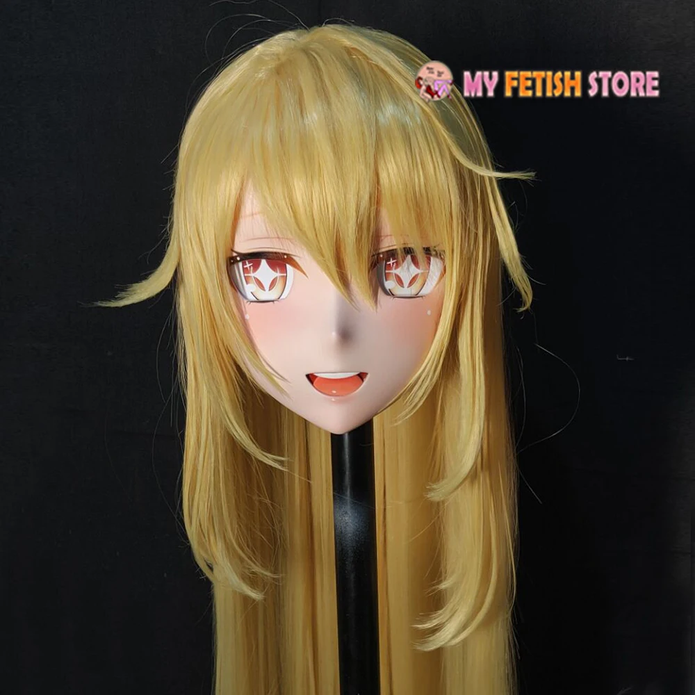 

(KXY01)Customize Handmade Crossdress Full Head Female/Girl Resin Japanese Cartoon Character Animego Cosplay Kigurumi Mask