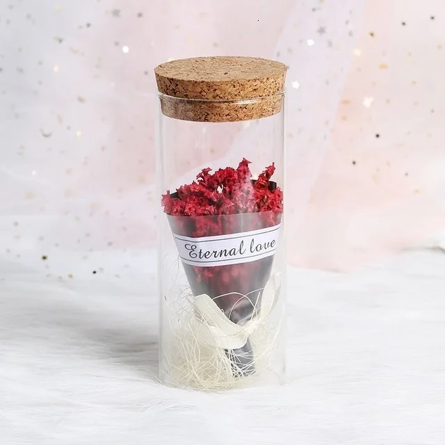 Babysbreath Red Immber Flora светящийся купол Красавица и Чудовище Роза светодиодный вечный Цветок День святого Валентина подарки на день рождения домашние вечерние Dekoration - Цвет: Babysbreath Red