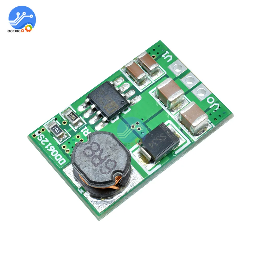 3.5A DC-DC Повышающий Модуль преобразователя Напряжения 3V 3,3 V 3,7 V до 5V 6V 9V 12V для зарядки аккумулятора 18650 BMS