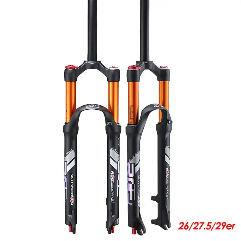 

Magnesium Alloy MTB Bicycle Double Air Chamber Fork Supension 26/27.5/29 " Air Pressure Shock Absorber Fork Bicycle Accessories