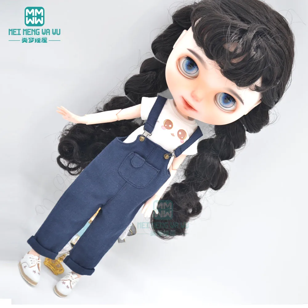 Одежда для кукол Blyth модная клетчатая рубашка мини юбка Azone аксессуары