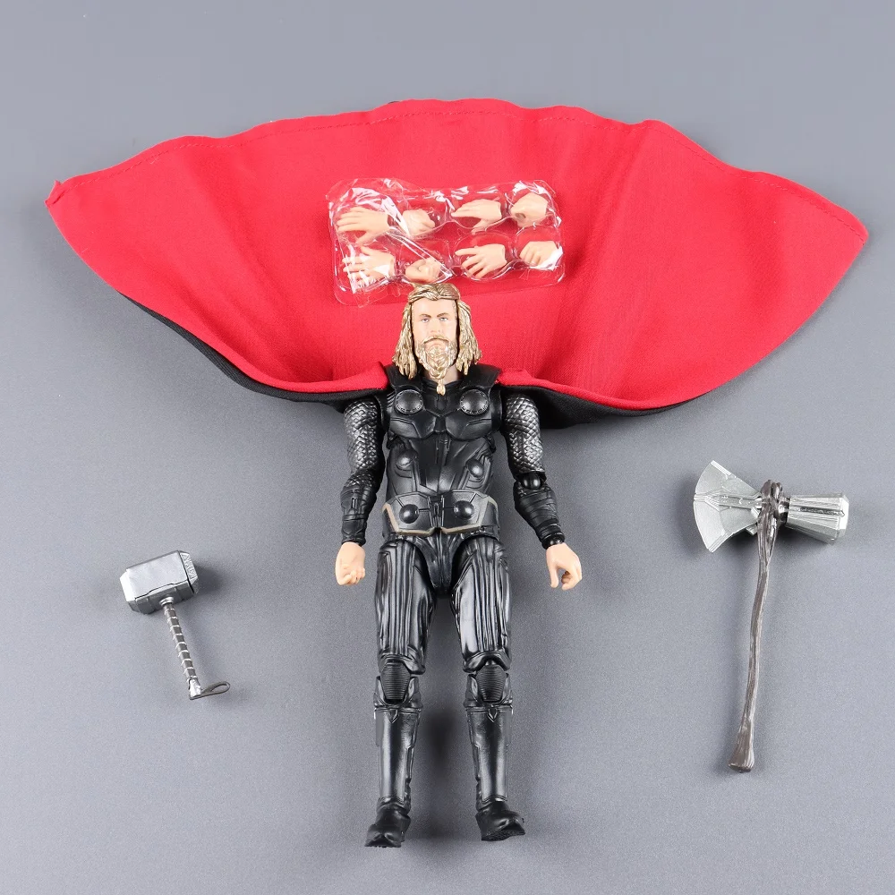 Экшн-фигурка Тора из фильма Marvel Hero 6 дюймов Коллекционная модель в подарочной