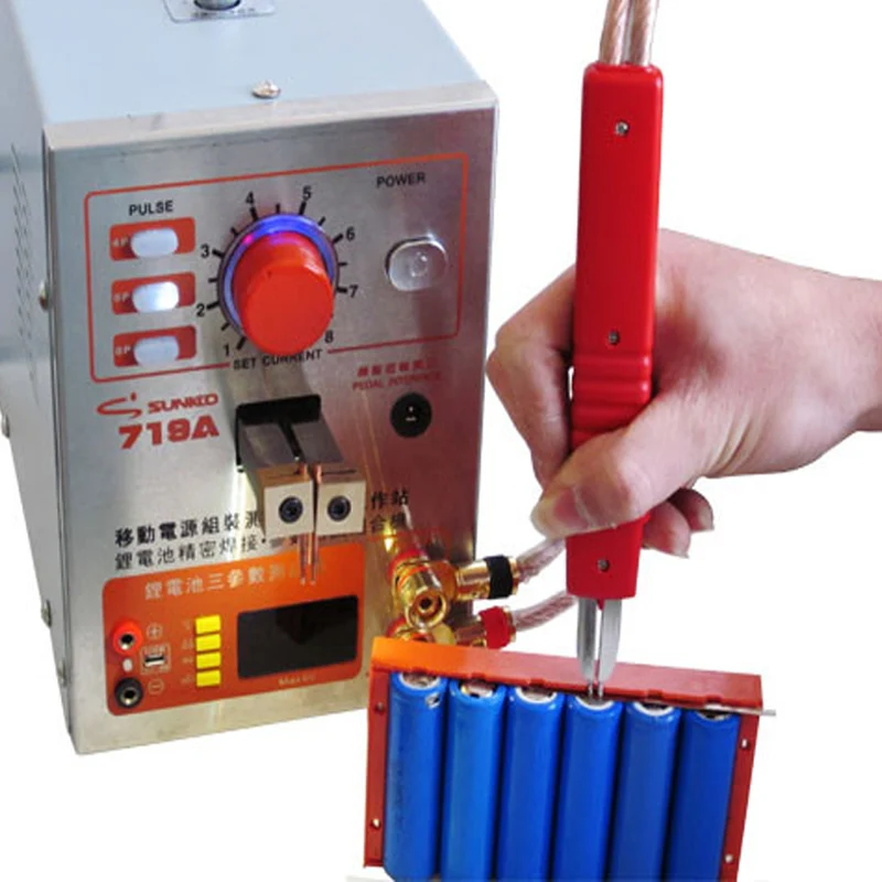 Ручка для точечной сварки HB-71A используется литиевых батарей производства 18650