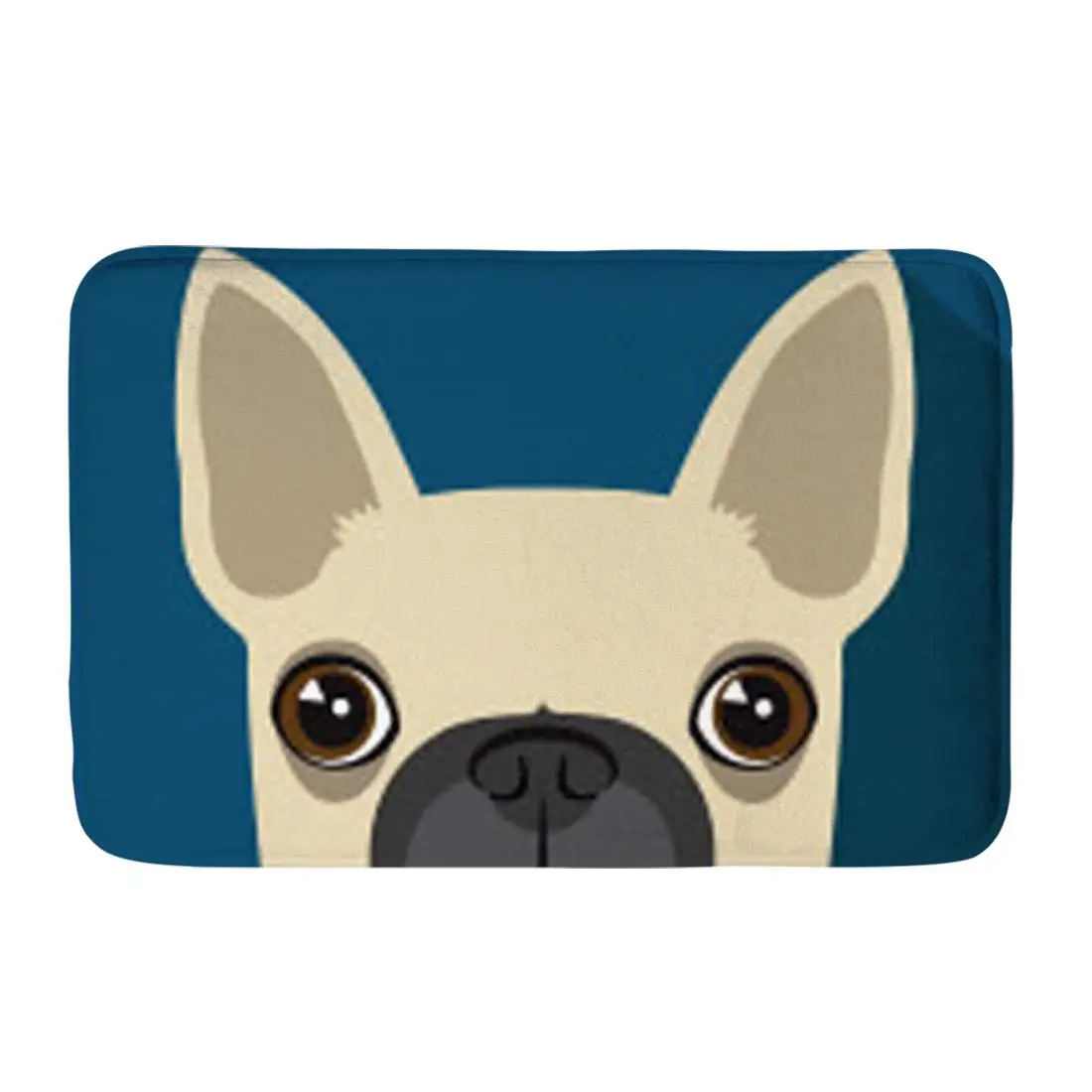 

Water Resistant Stand on Doormats for Bedroom Carpet Boston Terrier Print Indoor Doormat Anti Skip