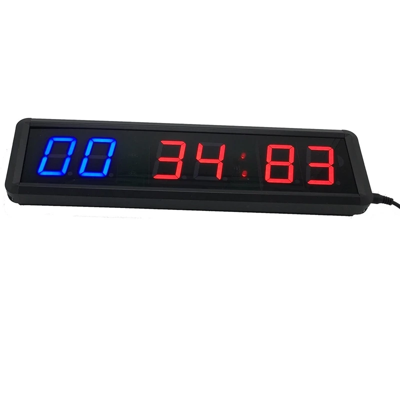 Training Electronics Interval Timer Segment Stopwatch Interval Chronograph for GYM trainings LED Interval Workout Timer