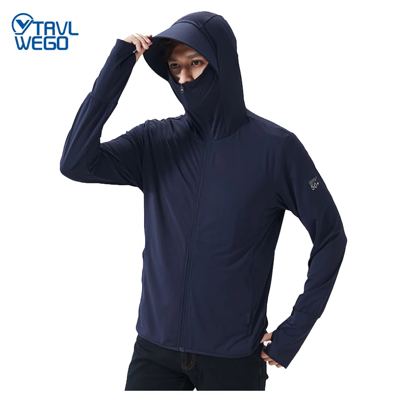 

TRVLWEGO Summer Quick Dry Jacket Women Thin Sunscreen Jacket Men Coat Hooded UV Sun Protection Outwear Female Beach Clothing