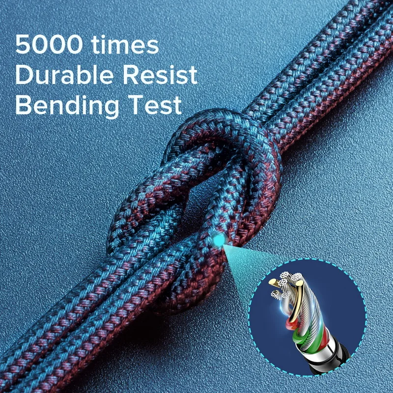 MCDODO 1 8 м USB кабель со светодиодной подсветкой для быстрой зарядки телефона кабеля