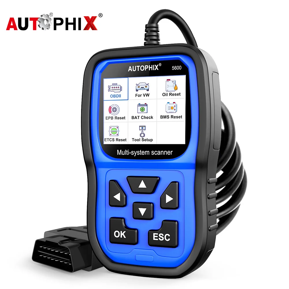Автосканер 5600 для VAG ODB2 OBD 2 с полной системой сканирования EPB BMS ETCS диагностический