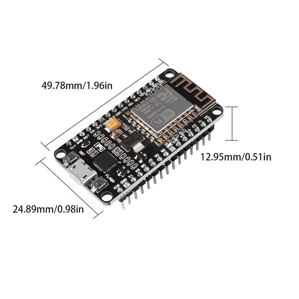 

4PCS Development Board WiFi Internet Development Board Wireless Module WIFI ESP8266 CP2102 NodeMcu Open Source Serial Modul