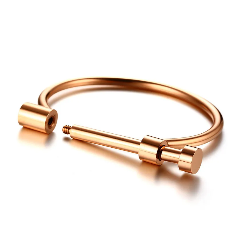 Браслеты из нержавеющей стали 316L с титановым покрытием женские браслеты-манжеты