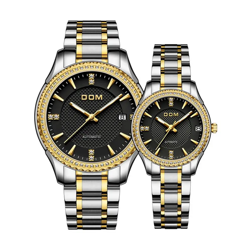 

DOM Automatic mechanical watch women's watch men's watch waterproof couple watch luminous sport business stainless steel