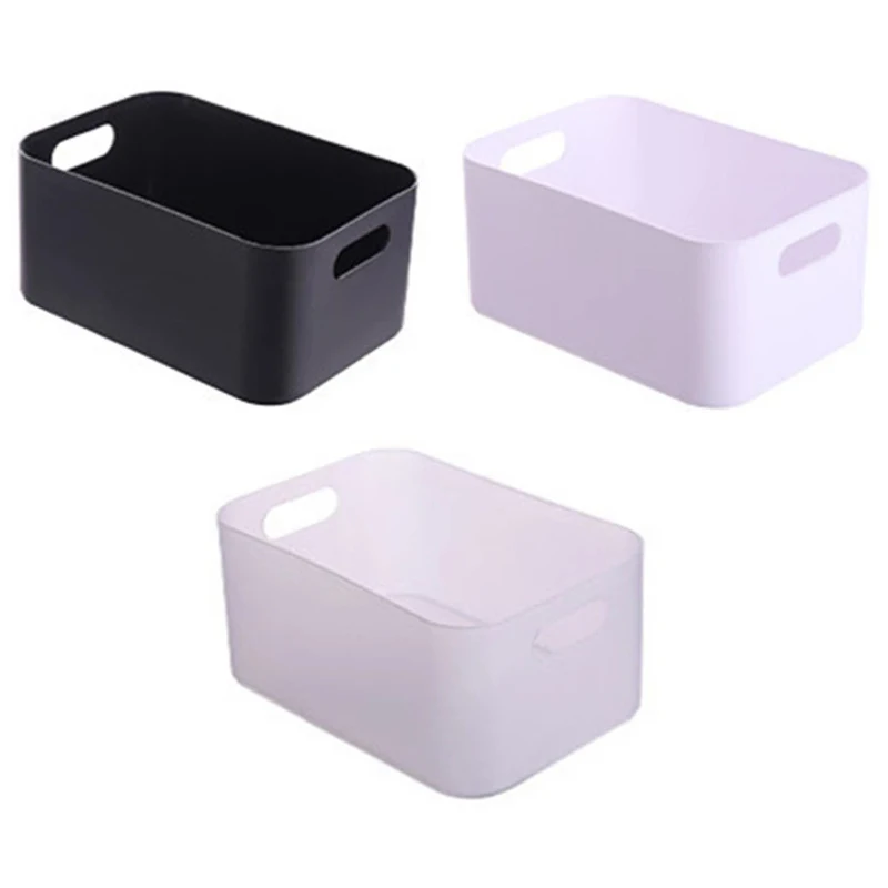 

3 Color Drawer Organizer Storage Box Plastic Sundries Cosmetic Container Divider Desktop Sundries Finishing Box