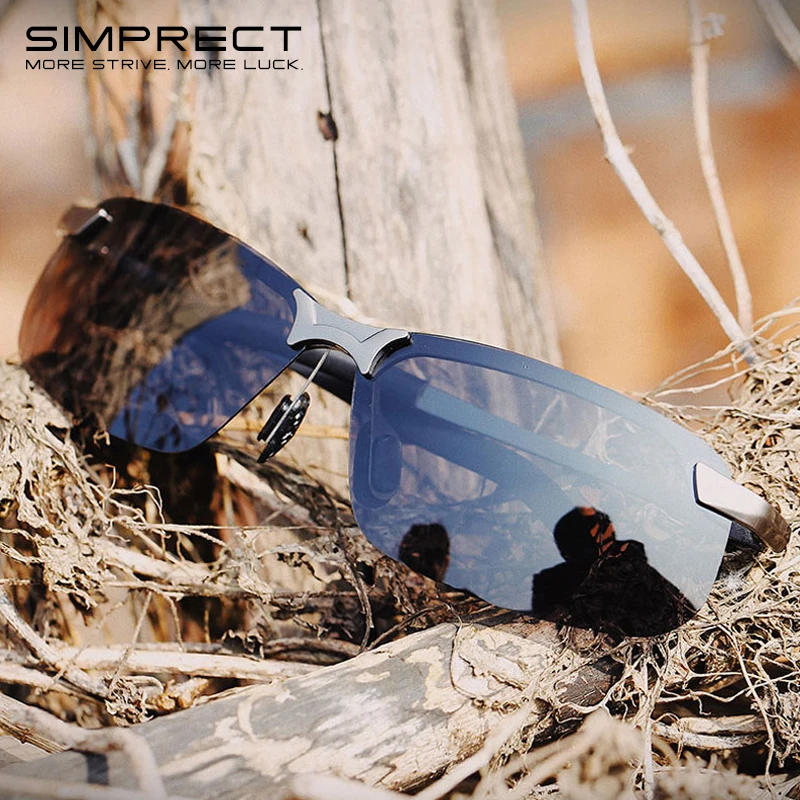 Солнцезащитные очки SIMPRECT Мужские поляризационные антибликовые фотохромные в