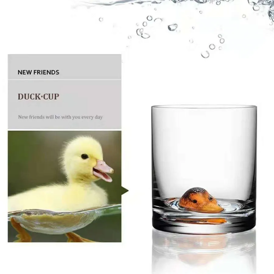 

400ml Creative Animal Glass Cup Lead-Free Ultra-Clarity Glass Wine Glass Beer Glass for Beer Water Wine Whiskey Tea Gifts