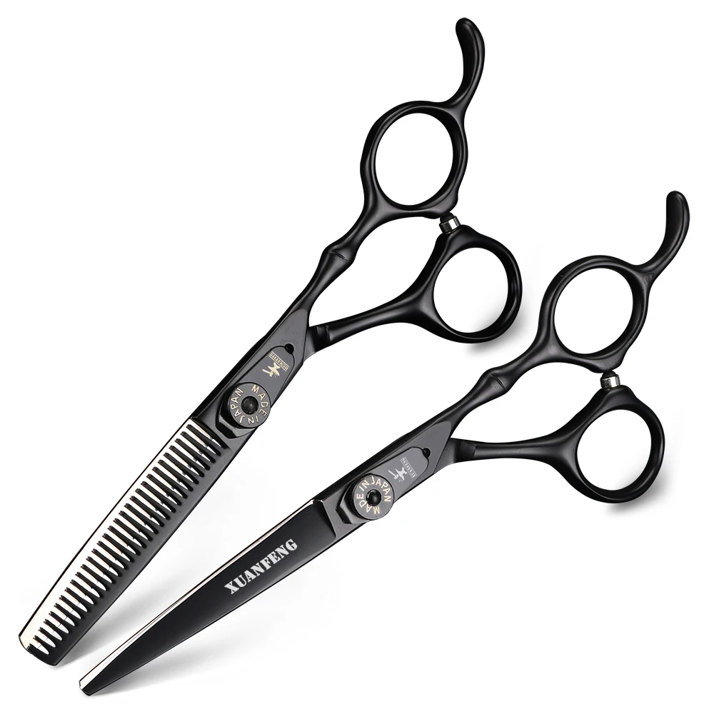 6 дюймов розовое золото профессиональные ножницы для волос Япония 440C резки и