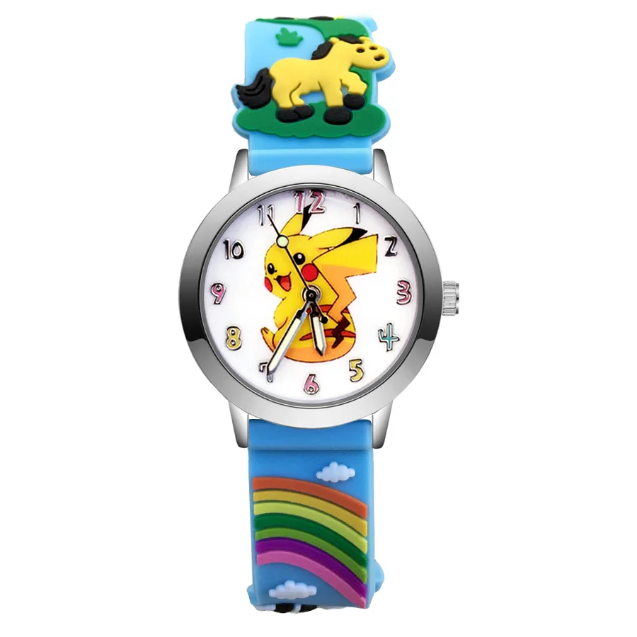 

Fashion Cartoon Cute pretty style Children's Watches Kids Student Girls Boys Quartz 3D Silicone Wrist Watch JA88