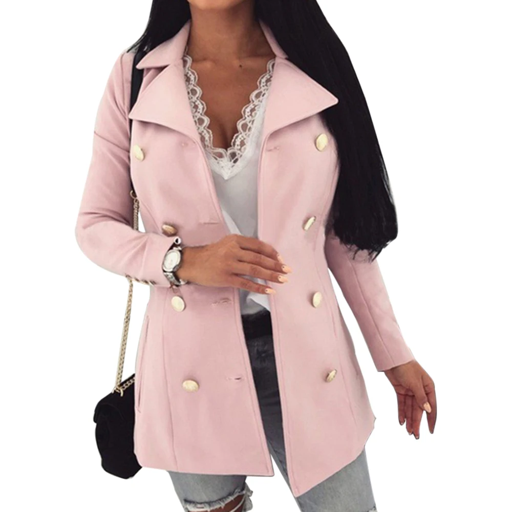 Pink-Style 2 Loozykit, женский кардиган, куртка, Повседневный, длинный рукав, Одноцветный, на пуговицах, тонкий жакет, деловой пиджак, костюм, куртка, тонкий, Женская куртка, Новинка - Цвет: Pink-Style 2