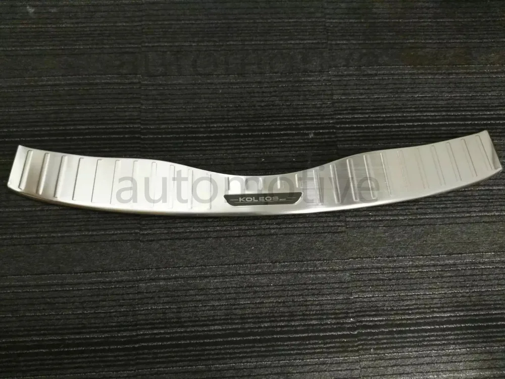 

Бесплатная EMS 1 шт задний багажник загрузки наружный бампер гвардии Подоконник пластины протектор для Renault Koleos 2017