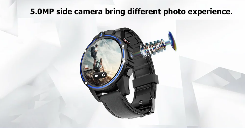 Смарт часы KOSPET Vision мужские 3 + 32 ГБ 2 камеры Bluetooth Android 7 1 GPS Wi Fi 4G Bluetooth|Смарт-часы| |