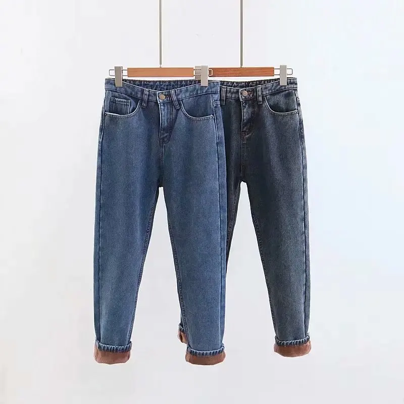 Новые осенние и зимние 2019 женские дикие базовые модели плюс толстый бархат