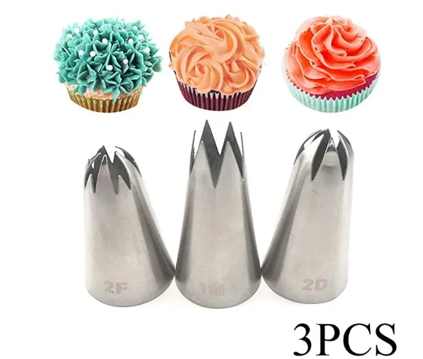 Нержавеющая сталь 6 зуб розовое носик для украшения вишня в цвету 2F 2D 1 м три