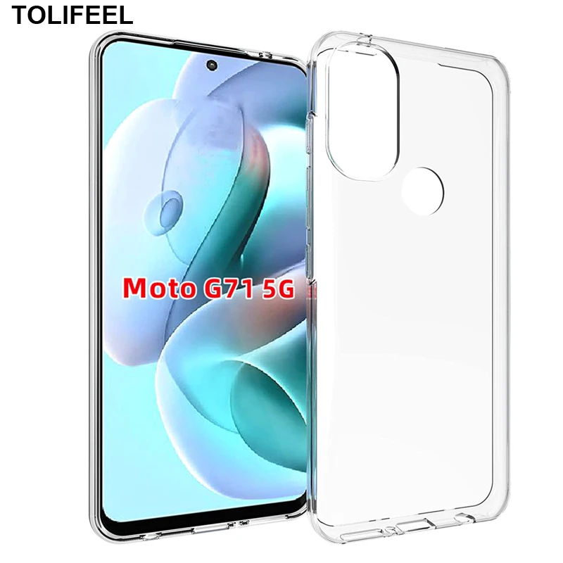 

Силиконовый чехол для Motorola Moto G31 G41 G51 G71 5G, прозрачный мягкий бампер для Moto G71 G51 G41 G31, прозрачная задняя крышка для телефона