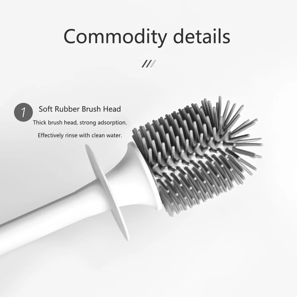 Инструменты для чистки ванной комнаты TPR многофункциональная длинная ручка