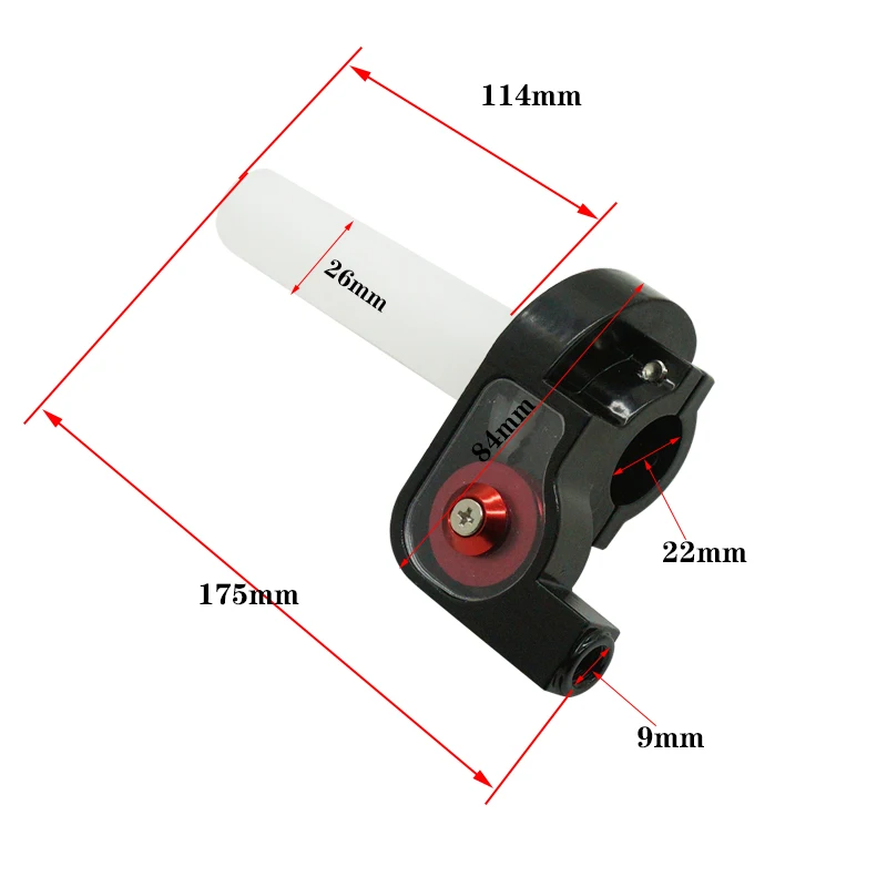 Motorcycle Oiler Big Twist Throttle Handle Gas Holder For BOSUER M2 M5 M6 KAYO K6 T6 KEWS K16 K18 cross-country | Автомобили и